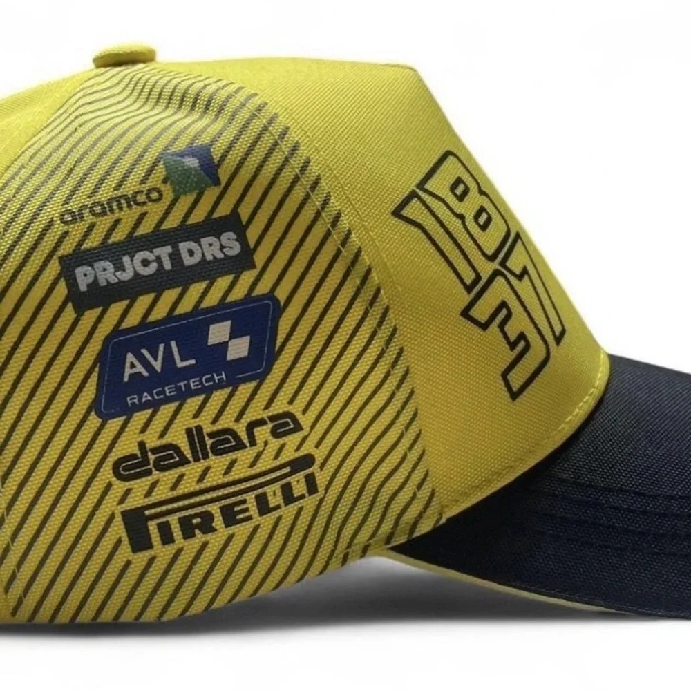 Invicta Yellow and Black Racing Cap SnapBack | BRAND NEW w/ Tags - Picture 2 of 3